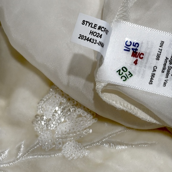 NWT J.Crew Collection Embroidered Velvet slip skirt sz 16 - Picture 10 of 10